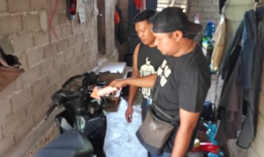 Kembali Berulah Tersangka Residivice Penggelapan Sepeda Motor Ditangkap  Polsek Bintan Timur