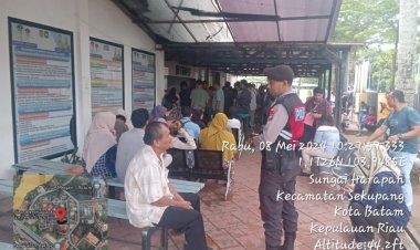 Patroli Di Siang Hari, Batara Biru Sekupang Himbau Petugas Parkir