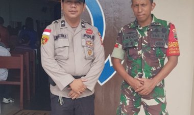 Berikan Rasa Aman, Polsek Sekupang Laksanakan Pengamanan Ibadah Kenaiakan Isa Al- Masih
