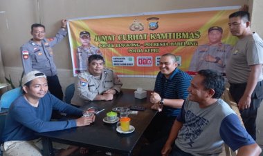 Kegiatan Jumat Curhat Kamtibmas Polresta Barelang Membuka Jalinan Kemitraan dengan Warga Bengkong