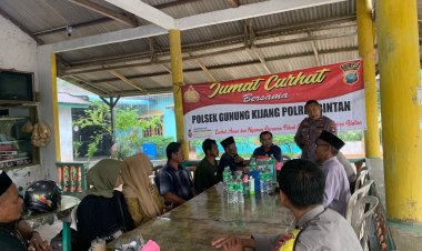 Jumat Curhat Polsek Gunung Kijang, Warga Minta Polisi Untuk Cegah Balap Liar