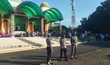 Polres Bintan kerahkan personil untuk pengamanan calon jamaah haji Kab. Bintan