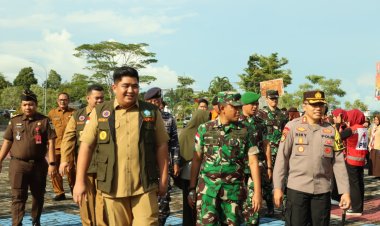 Kapolres Bintan Hadiri Apel Kesiapsiagaan Tingkat Kabupaten Bintan