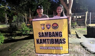 Polsek Sungai Beduk kembali Giat Batara Biru, Berhasil Cegah Tindak Kriminal Melalui Patroli dan Dialogis