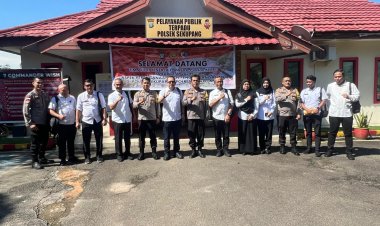 Kapolsek Sekupang Sambut Kedatangan Tim Irwasda Polda Kepri