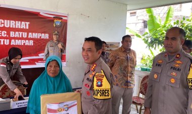 Kapolresta Barelang Tanggapi dan Tindak Lanjuti Curhat Masyarakat Kel. Seraya Kec. Batu Ampar Kota Batam