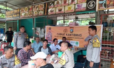 Kegiatan yang kesekian kalinya Jumat Curhat Polsek Sekupang berlokasi di Warung Warga