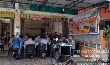 Polsek Sagulung Gelar Jum'at Curhat Kamtibmas Bersama Masyarakat di Cafe Sondi