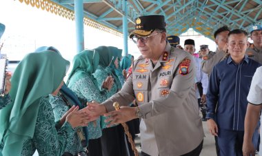 Kunjungan Kerja Kapolda Kepri Disambut Antusias Masyarakat Kabupaten Lingga