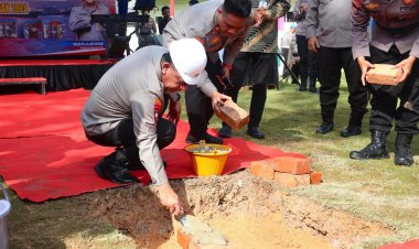 PELETAKAN BATU PERTAMA RUMAH SUSUN DITPOLAIRUD POLDA KEPRI: LANGKAH MENINGKATKAN KESEJAHTERAAN PERSONEL KEPOLISIAN