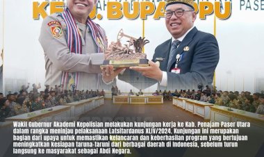 Wakil Gubernur Akpol Tinjau Pelaksanaan Latsitardanus XLIV/2024 di Kab. PPU