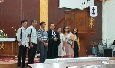 Polsek Bengkong Gelar Kegiatan Minggu Kasih Kamtibmas di Gereja GKPI Tg. Buntung
