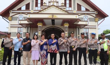 Kapolrestabes Medan Safari Ibadah Minggu di HKBP Pardamean Medan, Ini Pesannya