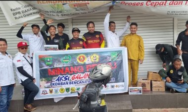Gema Minang Kota Batam Galang Dana untuk Korban Bencana Alam Sumbar