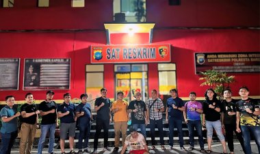 Unit Reskrim Polsek Nongsa Bersama Satreskrim Polresta Barelang Amankan Pelaku Begal di Pinggir Jalan Kav. Nongsa