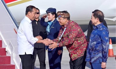 Presiden Joko Widodo Hadiri Jamuan Makan Malam di GWK dan Buka KTT World Water Forum ke-10