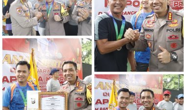 Polresta Barelang Raih Juara 1dan Tropi piala bergilir  Turnamen Tenis Lapangan Kapolda Kepri Cup Dalam Rangka Hari Bhayangkara ke-78 Tahun 2024