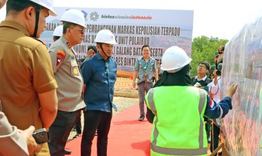 Kapolda Kepri Resmikan Pembangunan Markas Kepolisan Terpadu Dan Polsubsektor Galang Batang