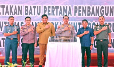 Kapolda Kepri Resmikan Pembangunan Markas Kepolisan Terpadu Dan Polsubsektor Galang Batang