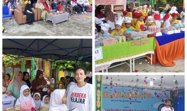 SDN 004 Tanjung Sengkuang Gelar Karya P5 Bertema Wirausaha Bhineka Tunggal Ika dan Gaya Hidup Berkelanjutan