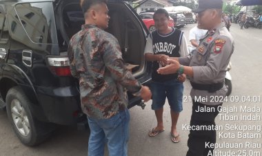 Patroli KRYD, Batara Biru Sekupang Imbau Pengemudi Waspada Terhadap Kejahatan Pecah Kaca
