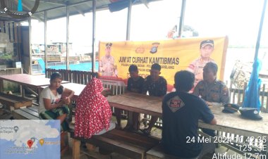 Polsek Sungai Beduk Laksanakan Jumat Curhat Kamtibmas Tampung Aspirasi Masyarakat