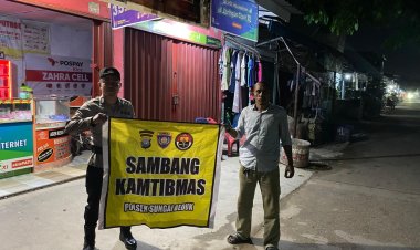 Batara Biru Polsek Sungai Beduk laksanakan patroli dan sambang dialogis berikan rasa aman, Cegah Tindak Kriminal