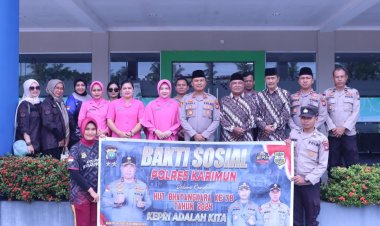 Sambut Hari Bhayangkara Ke-78, Polres Karimun Anjangsana Ke Warakawuri