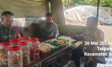 Aktif jalin Sinergitas, Bhabinkamtibmas Polsek Sekupang laksanakan sambang bersama Bhabinsa