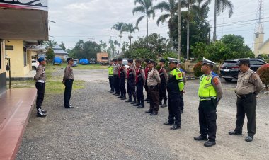 Polres Simalungun Gelar Pengamanan Libur Akhir Pekan, Dipimpin IPDA Arifin Samosir