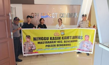 Kegiatan Minggu Kasih Kamtibmas oleh Polsek Bengkong di Gereja GPI Impact Community