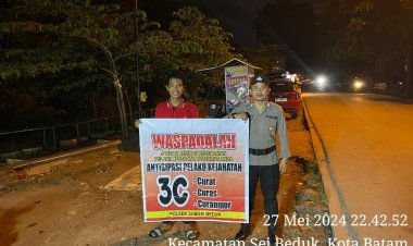Batara Biru Polsek Sungai Beduk laksanakan patroli dan sambang dialogis berikan rasa aman, Cegah Tindak Kriminal