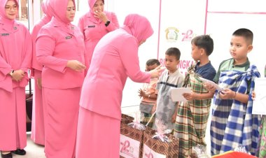 Bhayangakari Daerah Kepri Gelar Khitanan Massal untuk Peringati HKGB ke-72