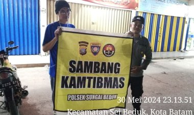 Batara Biru Polsek Sungai Beduk laksanakan patroli dan sambang dialogis berikan rasa aman, Cegah Tindak Kriminal