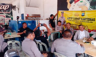 Polsek Sungai Beduk laksanakan Jumat Curhat Kamtibmas Tampung Aspirasi Masyarakat