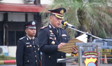 Polresta Barelang Gelar Upacara Bendera Peringati Hari Lahir Pancasila, 1 Juni 2024