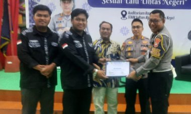 Satuan lalu Lintas Polres Bintan Gelar Seminar Lalu Lintas Bersama Mahasiswa