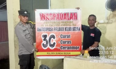 Batara Biru Polsek Sungai Beduk Laksanakan Patroli dan Sambang Dialogis Berikan Rasa Aman, Cegah Tindak Kriminal