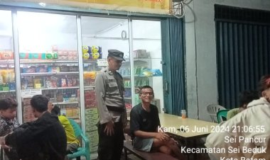 Batara Biru Polsek Sungai Beduk laksanakan patroli dan sambang dialogis berikan rasa aman, Cegah Tindak Kriminal