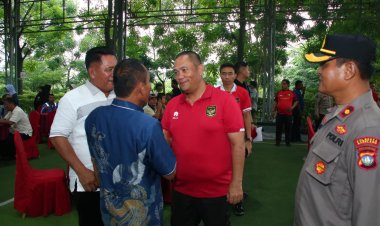 Polda Kepri Gelar Nobar Indonesia vs Irak: Pererat Silaturahmi Polri dan Masyarakat