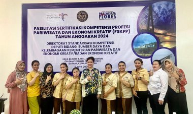 LSP Parnasa Pariwisata Flores Laksanakan Sertifikasi Kompetesi Profesi Pariwisata