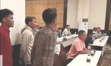 Viral Vidio Aksi Mahasiswa Bubarkan Kegiatan Bimtek Se Kab. Palas, Diduga Dana 12 M Diselewengkan