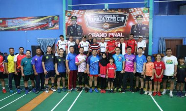 Sambut Hari Bhayangkara ke-78, Polda Kepri Gelar Turnamen Bulu Tangkis Berhadiah Puluhan Juta Rupiah