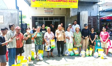 Bakti Sosial Yayasan Victory Bersama Media Pendamping News dan Metropos 24 di Medan Helvetia