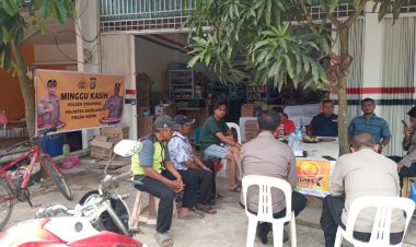 Kapolsek Sekupang Laksanakan Minggu Kasih Sebagai Upaya Ciptakan Kondusifitas Kamtibmas