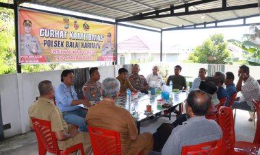 Mempererat Silaturahmi, Kapolres Karimun Laksanakan Curhat Kamtibmas Bersama Masyarakat Kel. Tanjung Balai
