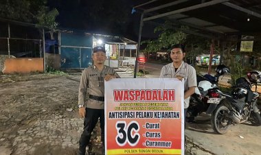 Batara Biru Polsek Sungai Beduk laksanakan patroli dan sambang dialogis berikan rasa aman, Cegah Tindak Kriminal