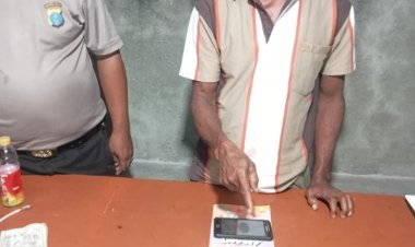 Polres Simalungun Amankan Perekap Judi Tebak Angka di Huta IV Nagori Tempel Jaya