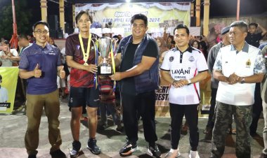Polres Bintan Menyala, Raih Juara 1 Turnamen Bola Voli Bupati Bintan Cup