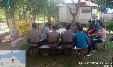 Polsek Sungai Beduk Laksanakan Jumat Curhat Kamtibmas Tampung Aspirasi Masyarakat